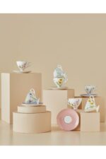 English Home Valentina New Bone China 4 Parça 2 Kişilik Kahve Fincan Takımı 80 ml Lila - Görsel 9