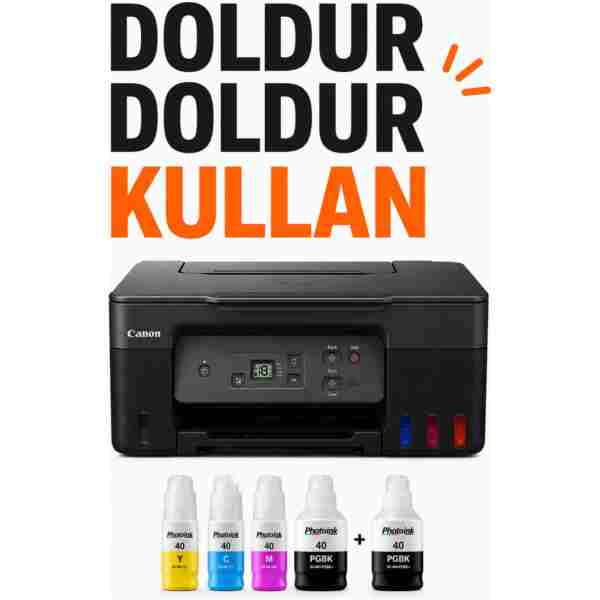 Canon Pıxma G3480 Photoink Mürekkepli Wifi Megatank Yazıcı
