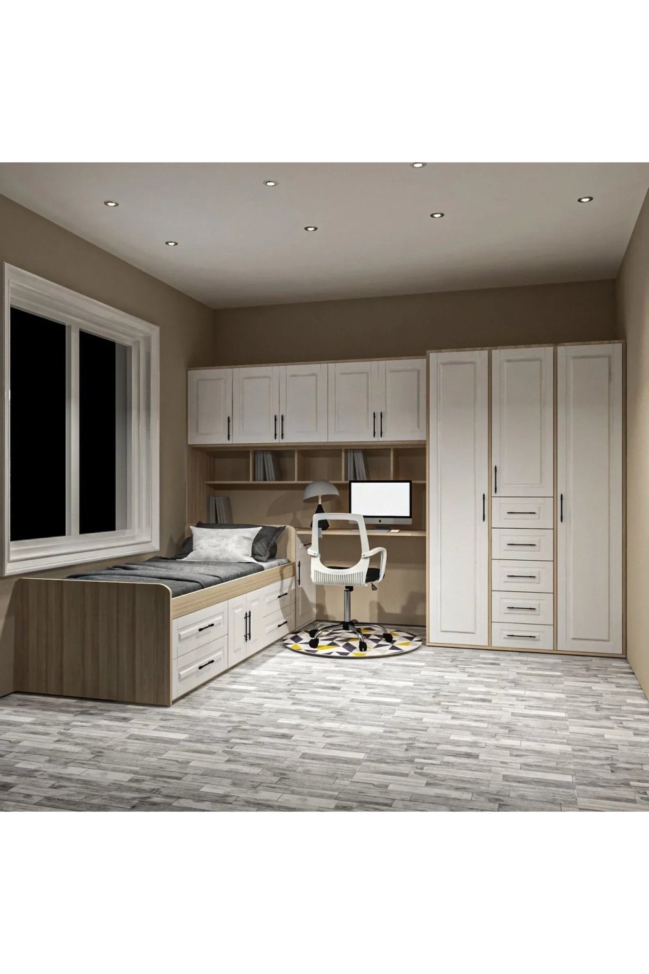 9c1a11724a4d91e4086aa5f61da3d40e marangozhaneden Molly Genç Odası Takımı Mdf - Görsel 1