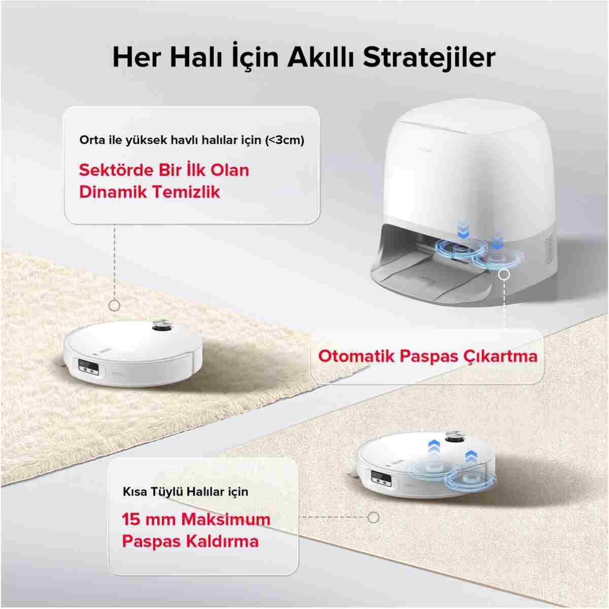 Roborock Qrevo Curv 2 Pro Akıllı Robot Süpürge - Görsel 10