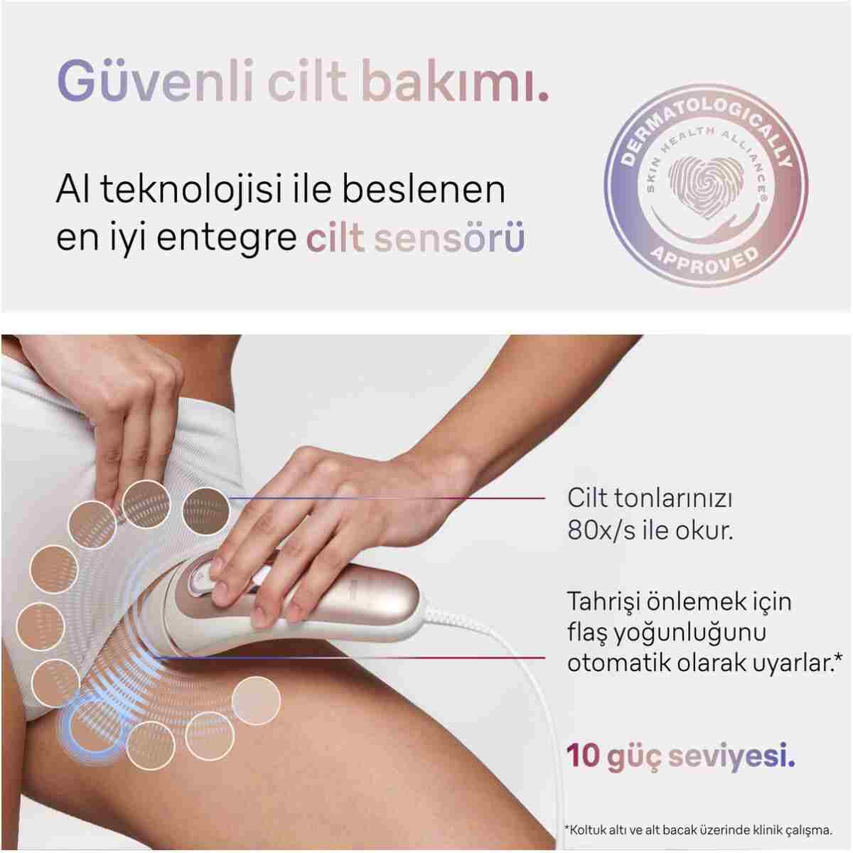 Braun IPL Skin i·expert, Evde Tüy Alma, Ücretsiz Uygulama, Çanta, Gillette Venus, 2 Başlık, PL7147 - Görsel 12