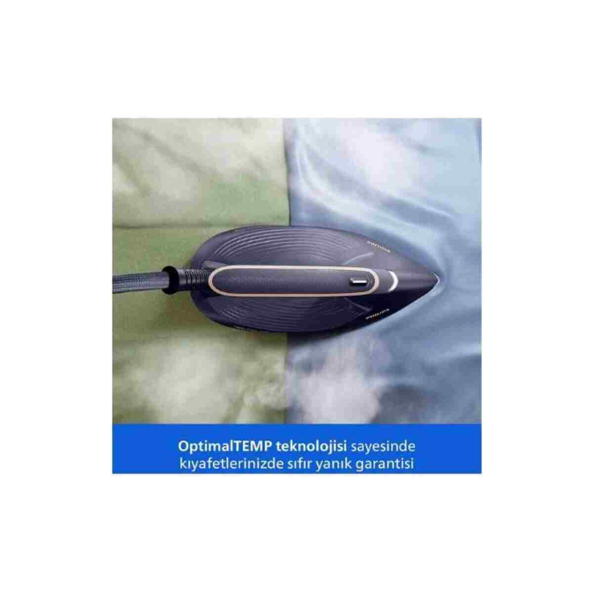 Philips PerfectCare 7000 Serisi Buhar Kazanlı Ütü, Otomatik Buhar, OptimalTEMP, Easy De-Calc, PSG7300/80 - Görsel 5