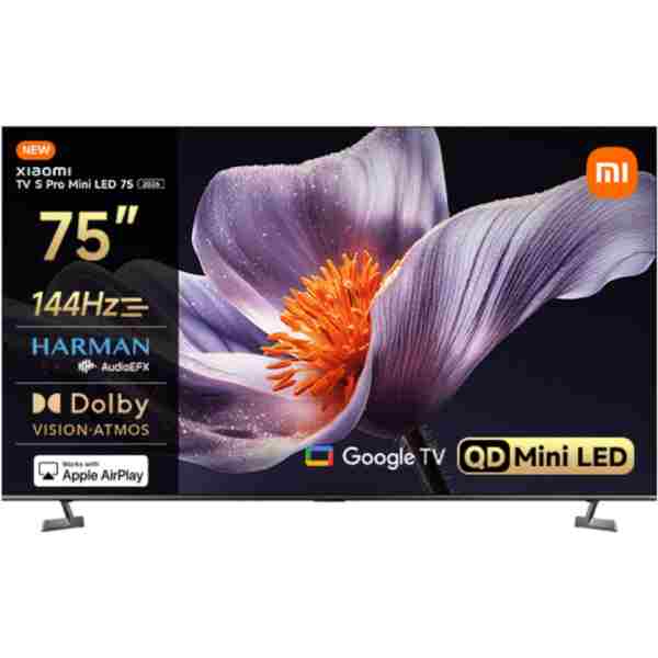 Xiaomi TV S Pro Mini LED 75 2026 – 75" 190 4K Ultra HD Mini LED 144 Hz Uydu Alıcılı Google Smart TV