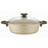 gülsan Safran Granit Basık Pilav Ve Karnıyarık Tenceresi 22 Cm