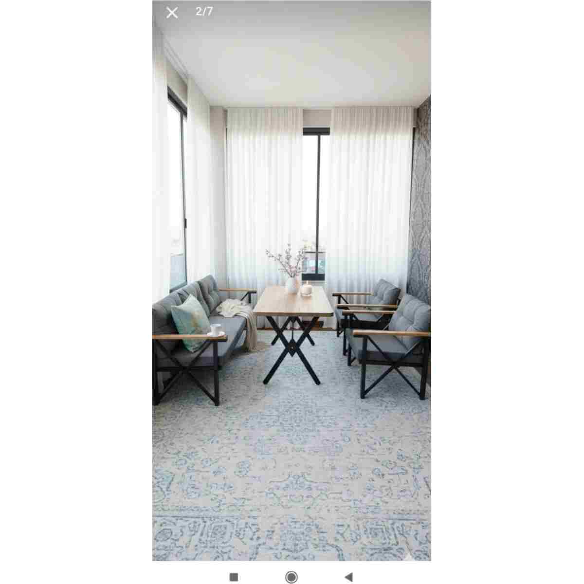 GÜL KONSEPT 3-1-1 MASALI(ORTA GRİ) BAHÇE VE BALKON TAKIMLARI - Görsel 2