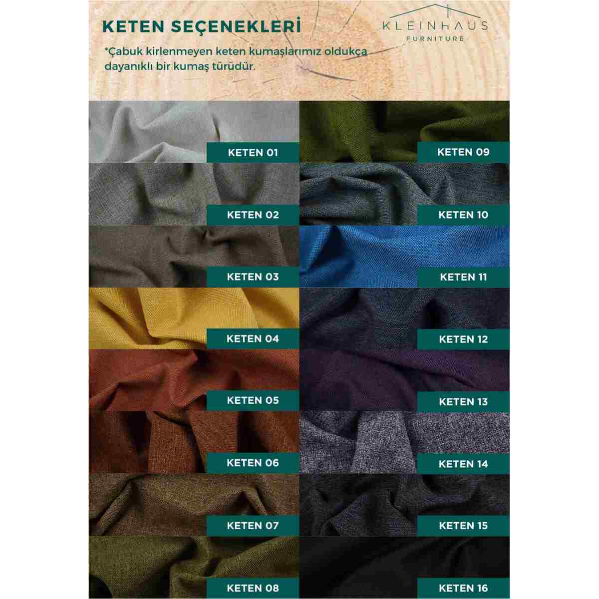 KleinHaus Furniture İbiza Masa Takımı, Ahşap Masa Takımı, 4 Sandalyeli Mutfak, Salon Masa Takımı - Görsel 14