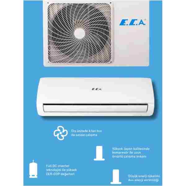 Eca Spylos Pro Inverter Split A++ R32 9.000 BTU Klima ESA1509A100 (Montaj Dahil)