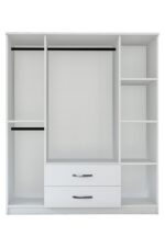 Metalia Smartline 4 Kapı 2 Çekmeceli Gardrop - Görsel 5