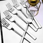 gök 6 lı lüx yemek çatalı (paslanmaz çelik) günlük kullanıma uygundur