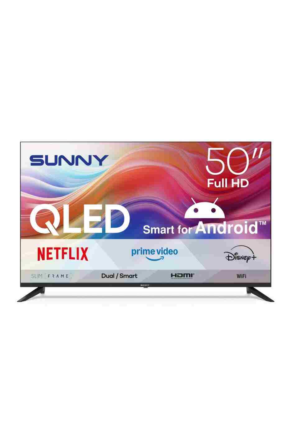 9fec4f6396a7c922a5a60fc64d4ba0d8 Sunny SN50QFPRL-A14S 50" 126 Ekran Uydu Alıcılı Full HD Android Smart QLED TV - Siyah - Görsel 1