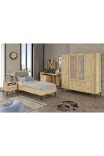 VENATTO Trio Xl Genç Odası (MEŞE) (%100MDF)