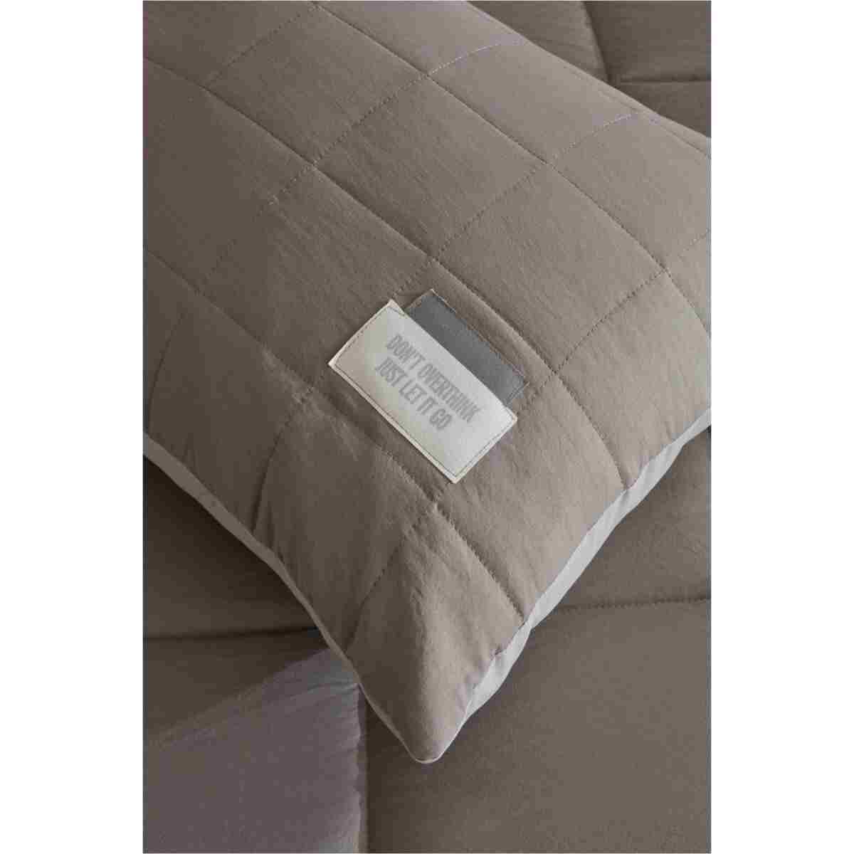 Karaca Home Relax Çift Kişilik Comfort Set/uyku Seti Gri - Görsel 15