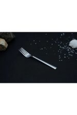 ENASHOP 30 Parça Sade & Çelik 6 Kişilik Çatal & Kaşık Takımı (PASLANMAZ ÇELİK) - Görsel 3