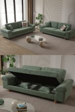 indes home Armada 3+3 Koltuk Takımı Antrasit - Görsel 9