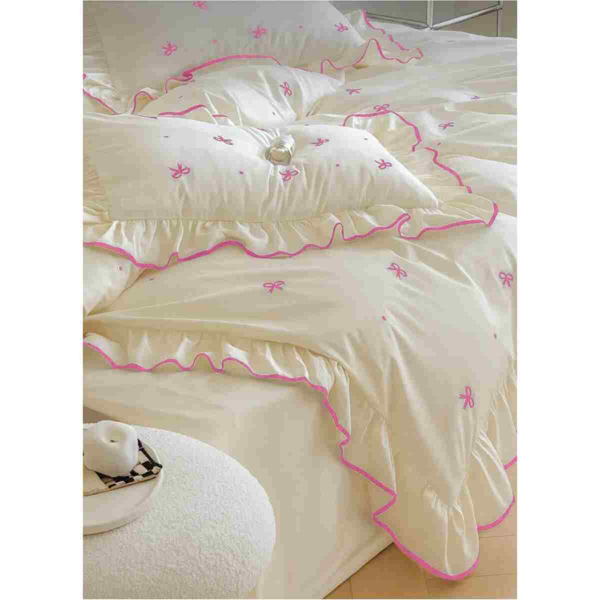 Uçkan home Soft elegance çift kişilik nevresim seti %100 pamuk - Görsel 6