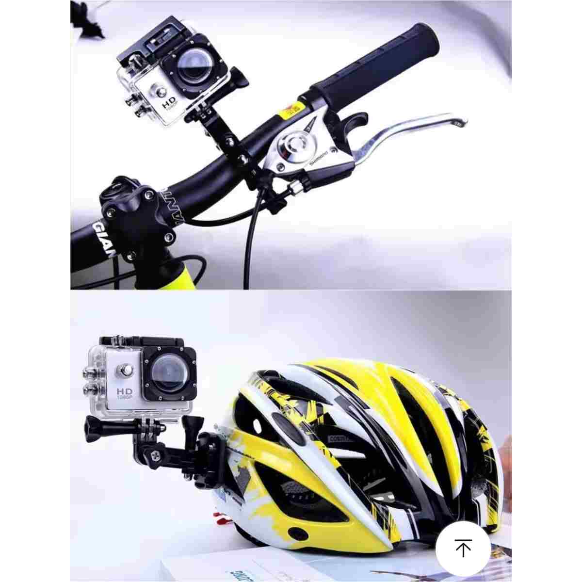 ErginGroup 4K Ultra HD Kumandalı Sports Kamera Suya Dayanıklı Aksiyon Kask Motosiklet İzciTakip Video Kamerası - Görsel 2