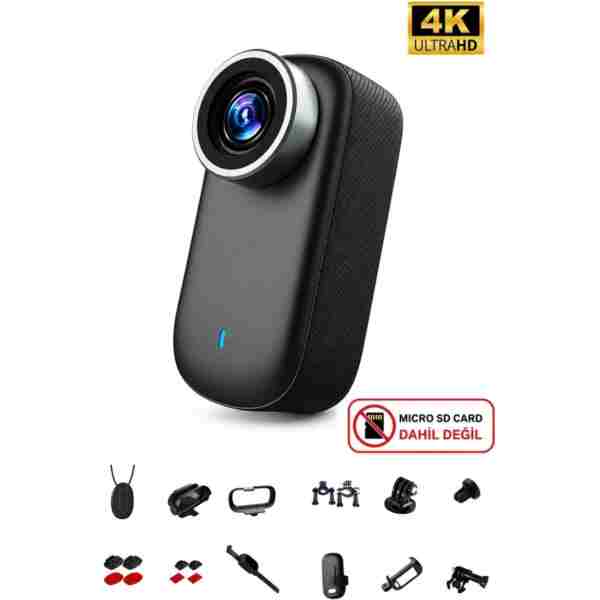 maetheus M11 Mini 4K Ultra HD WiFi Aksiyon Kamerası Geniş Açılı 1.5'' Ekranlı Manyetik Spor Kamerası