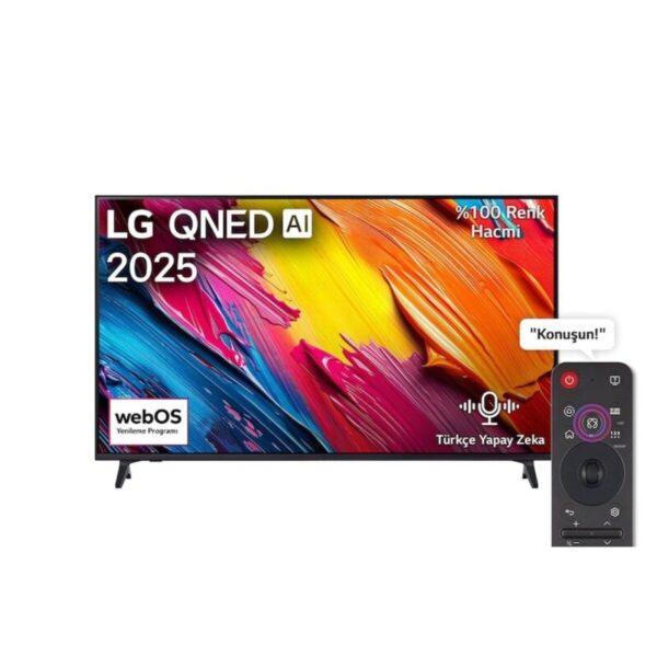LG 65QNED70A6A QNED TV 2025 65 inç 165 Ekran Uydu Alıcılı Smart 4K AI Sihirli Kumanda
