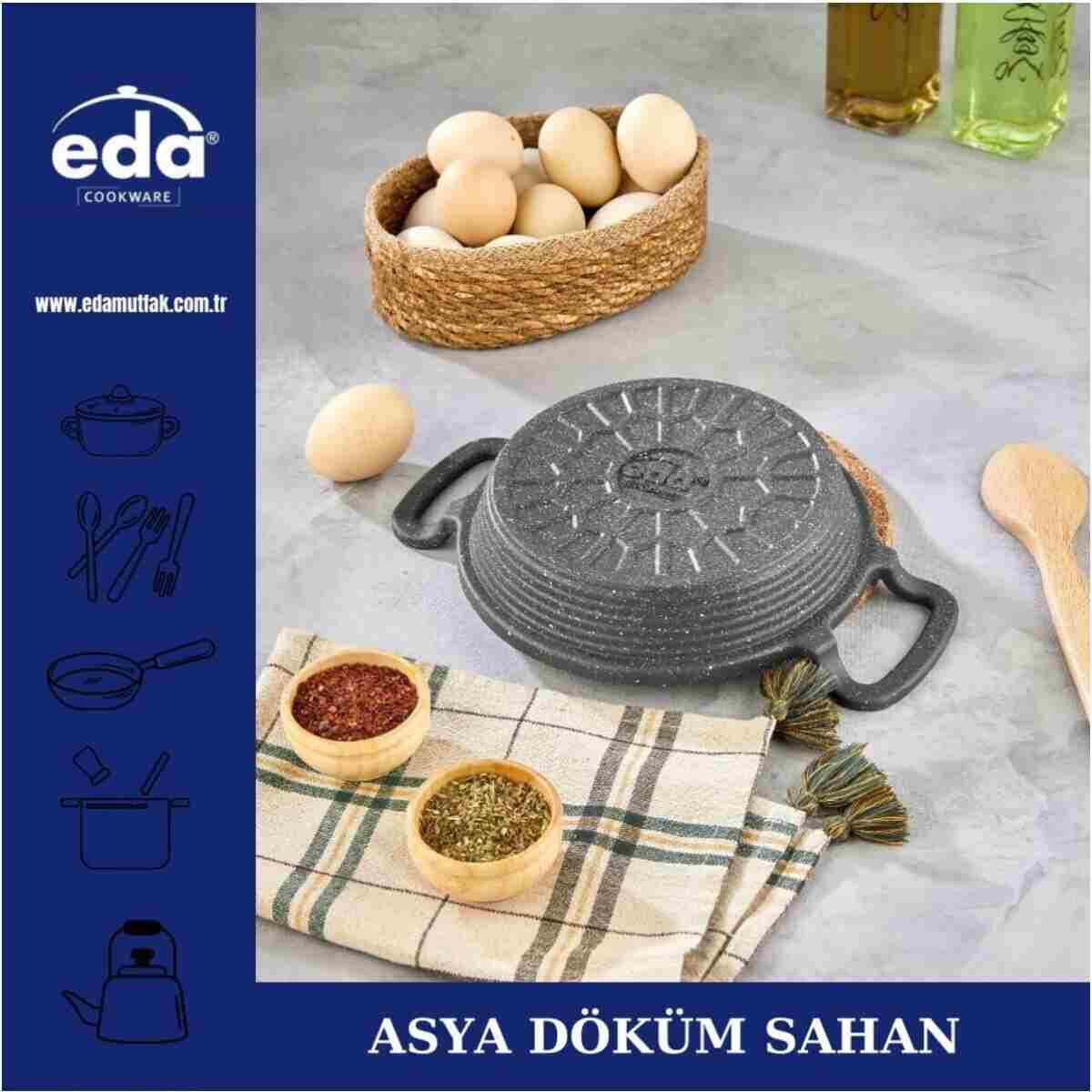 Eda 16 Cm Döküm Granit Asya Sahan - Görsel 9