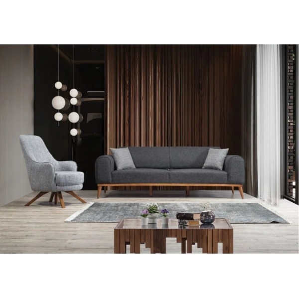 EDSY HOME Rupon 3+1 Koltuk Takımı Antrasit