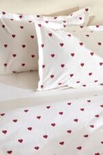 Karaca Home Amour %100 Pamuk Çift Kişilik Pike Takımı Kırmızı PP - Görsel 3