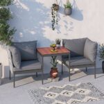 Limni Home Mini Multilounge Bahçe Balkon Seti, Şezlong