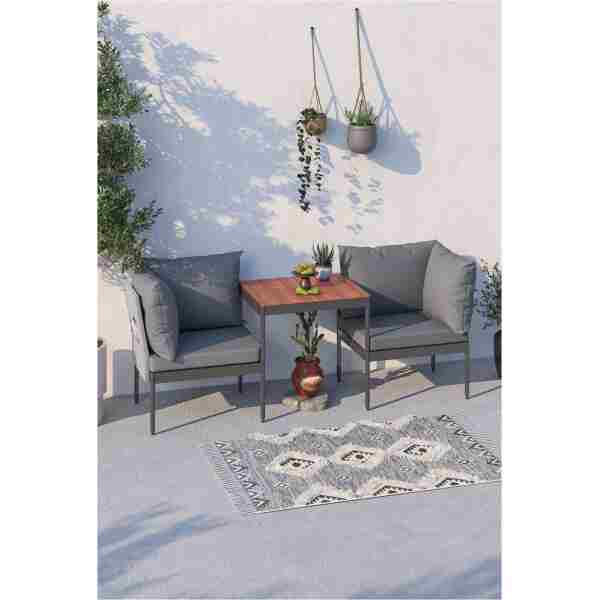 Limni Home Mini Multilounge Bahçe Balkon Seti, Şezlong
