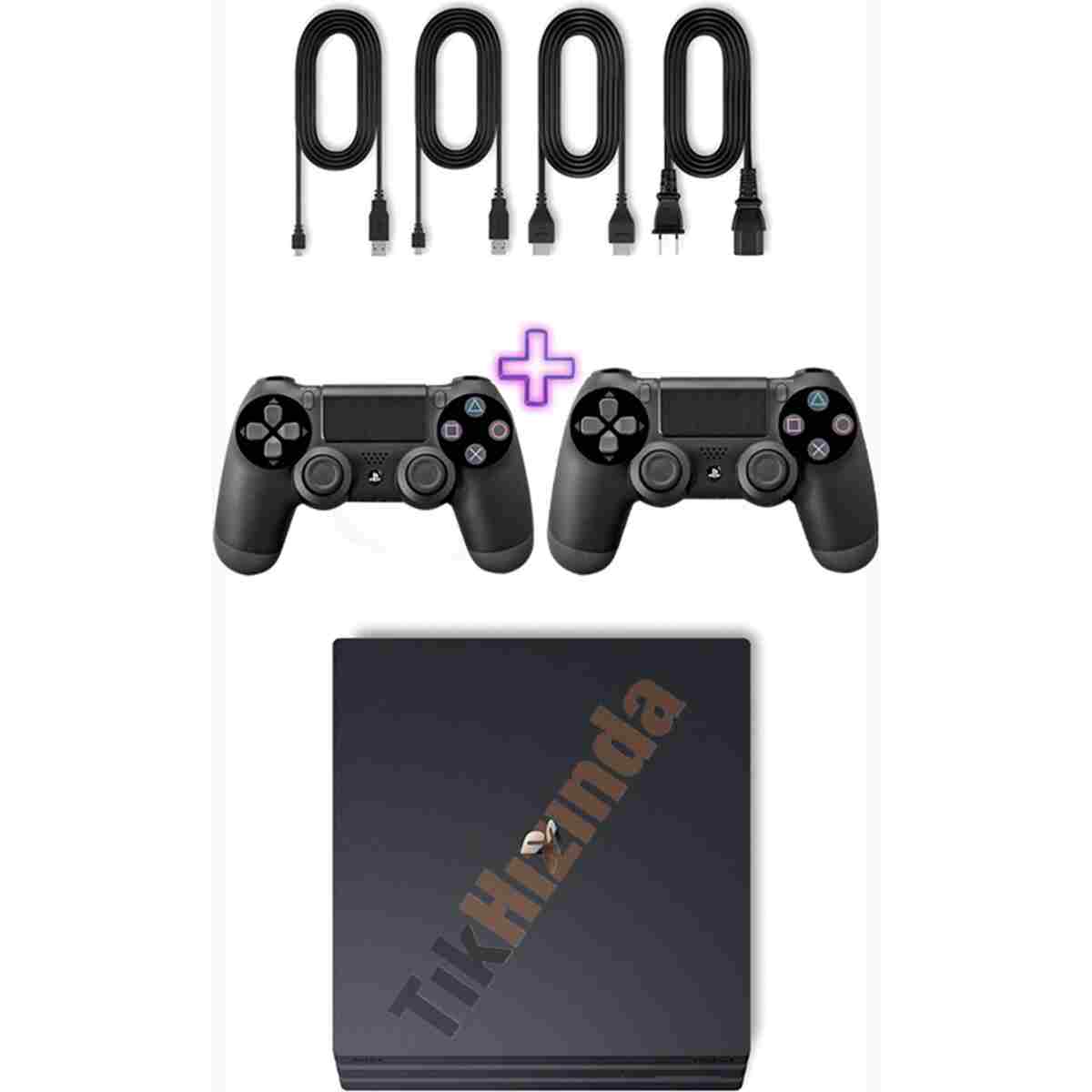 TıkHızında SONY Playstation 4 Pro 1 Tb + 2 KOL - 20 Dijital Oyun Versiyon:11,00 Kırık Model - Görsel 4
