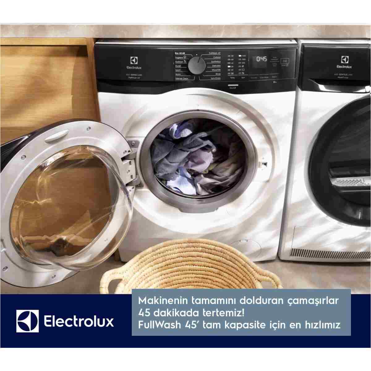 Electrolux EW6F9452T AI WashAssist 10,5kg 1400 Dev A Sınıfı FullWash45' Programlı Inverter Çamaşır Makinesi - Görsel 2