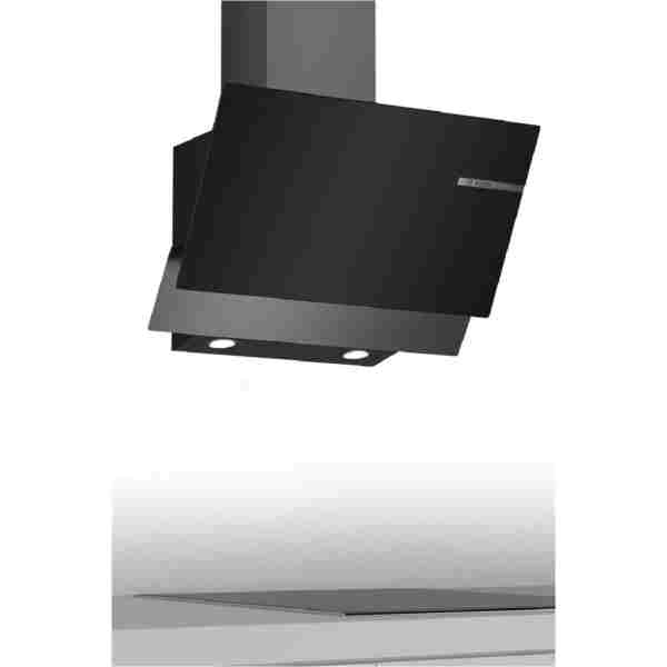 Bosch Dwk65ad30r Duvar Tipi Davlumbaz Siyah Cam
