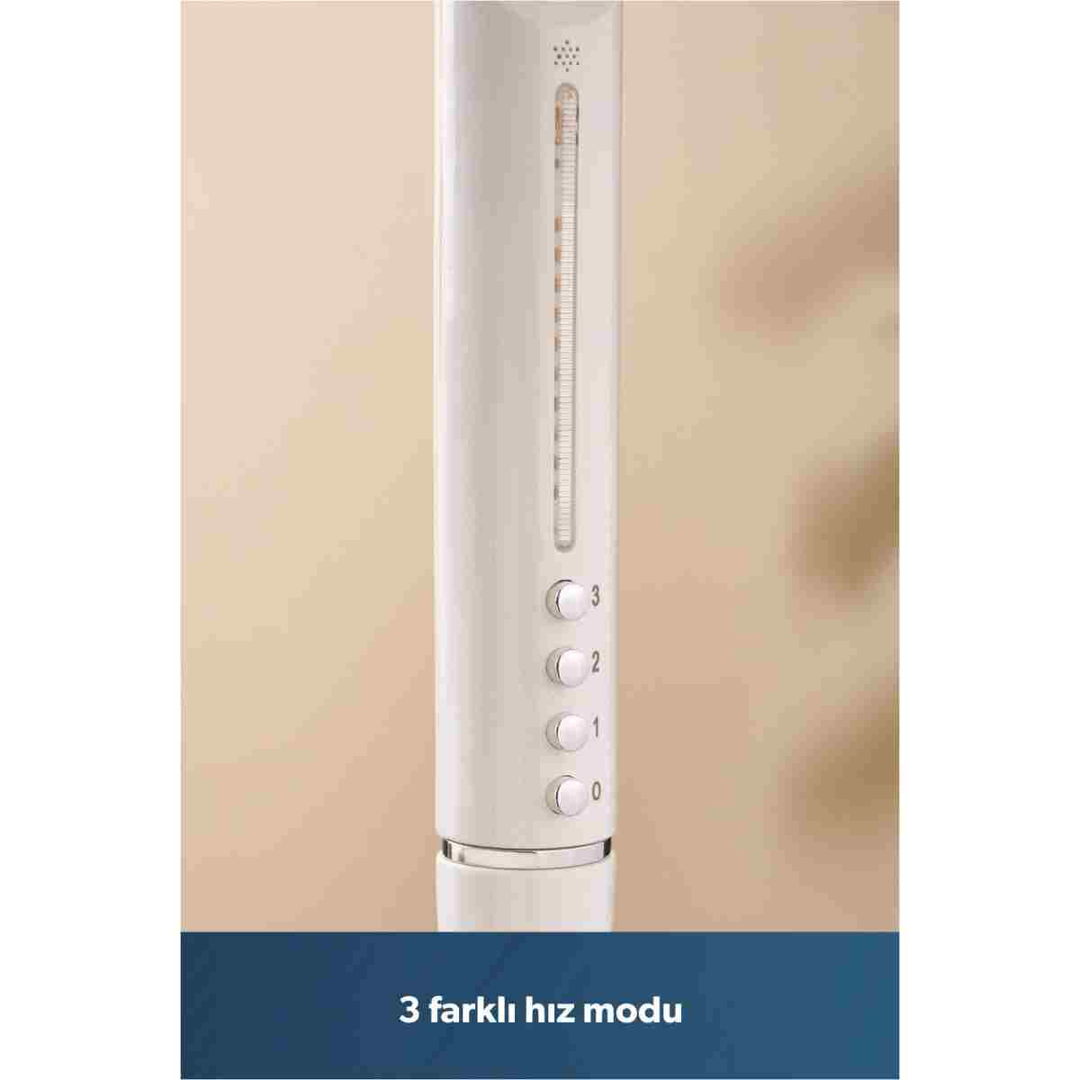 HOMEND Fanomen 9010h Hız ve Açı Ayarlı Döner Başlıklı Ayaklı Vantilatör 55W - Görsel 6