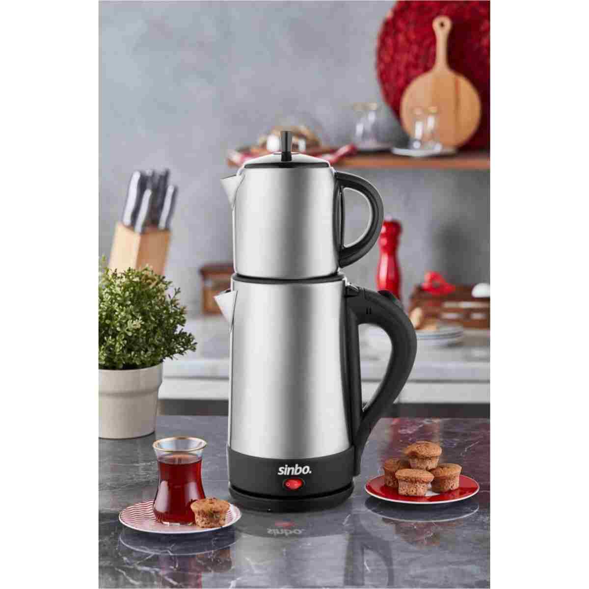Sinbo STM-5847 Elektrikli Çay Seti 2000W - Görsel 5