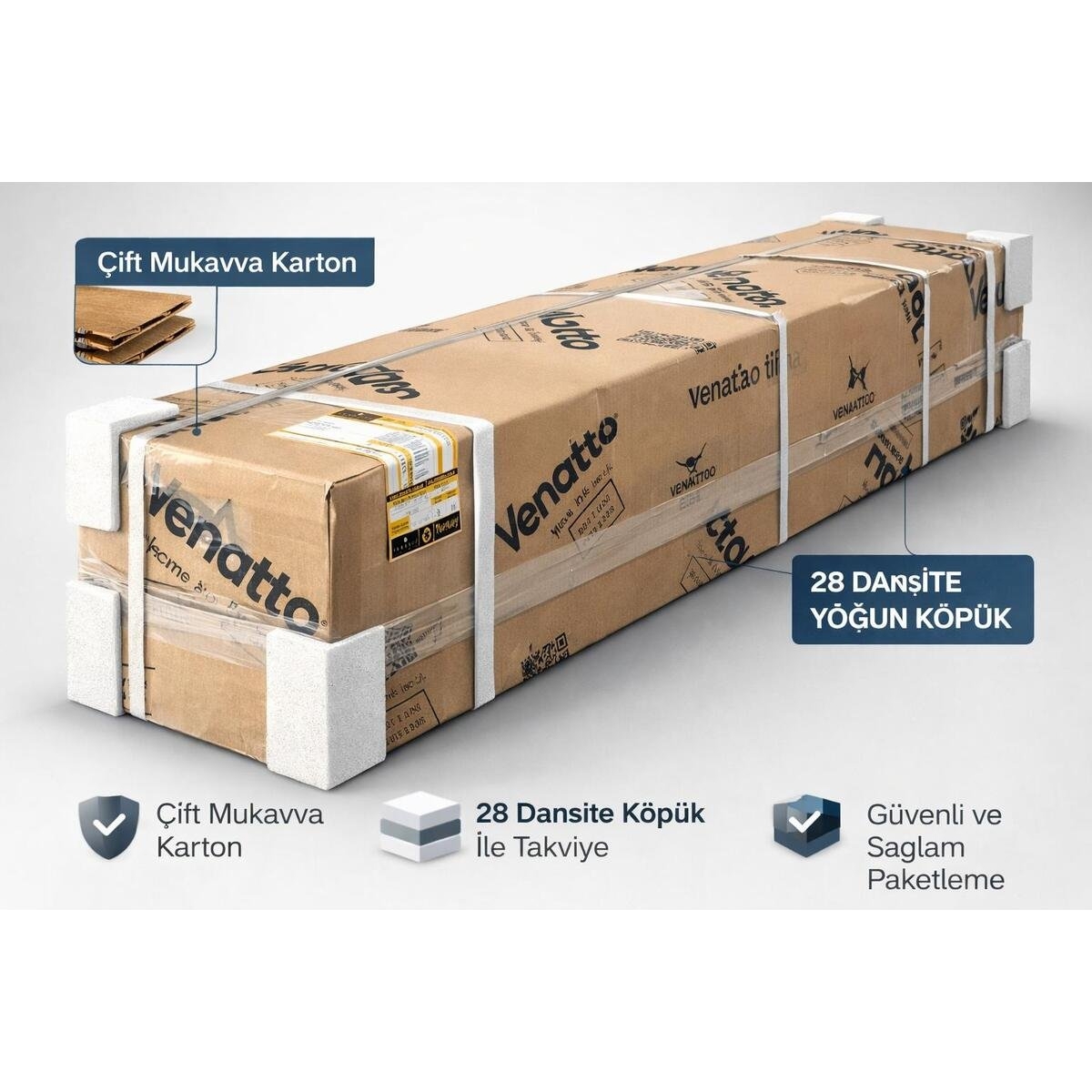 VENATTO Smart Şifonyer (%100MDF) - Görsel 4