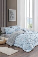 MARLA HOME Çift Kişilik Çift Taraflı Welsoft Yorgan Seti | Wellsoft Battaniye | Pofuduk Yumuşak | Pudra Rose - Görsel 6