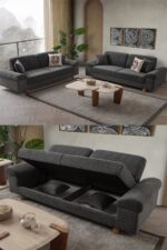 indes home Armada 3+3 Koltuk Takımı Krem - Görsel 10