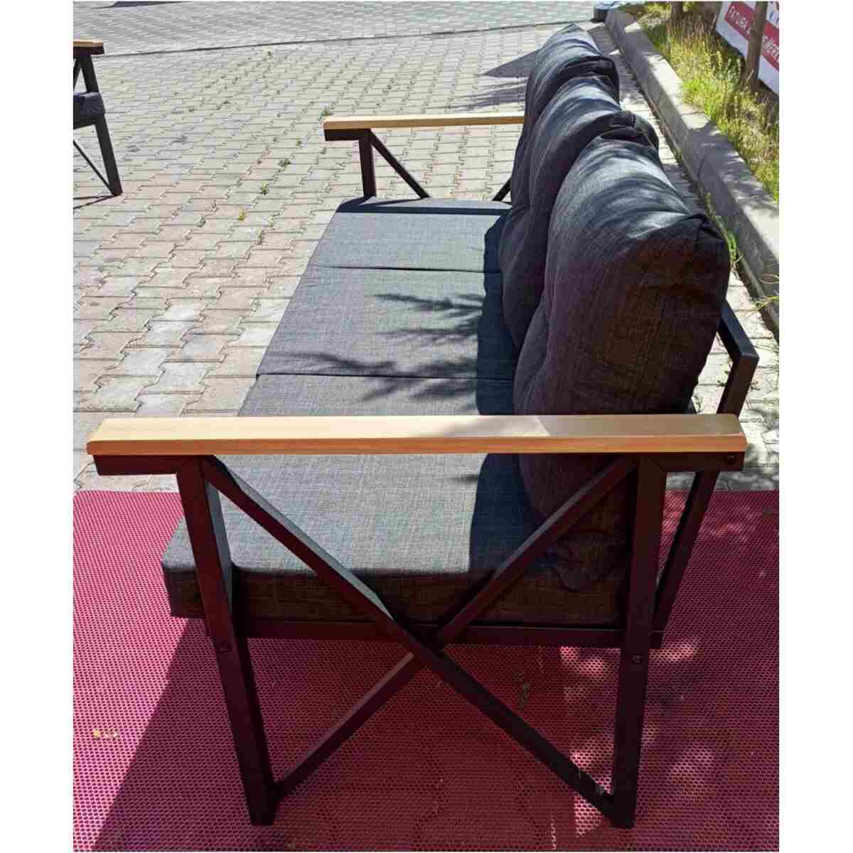 GÜL KONSEPT 3-1-1 MASALI(ORTA GRİ) BAHÇE VE BALKON TAKIMLARI - Görsel 13