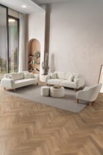 EDSY HOME Regnum Koltuk Takımı 3+3+1 Krem Renk - Görsel 2