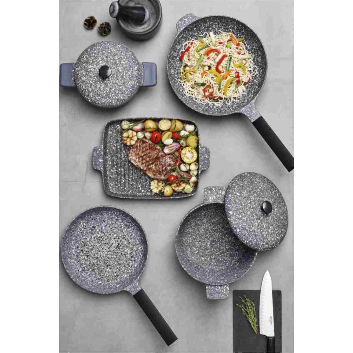 Emsan Perge Döküm Pilav Tencere 28 Cm - Görsel 8
