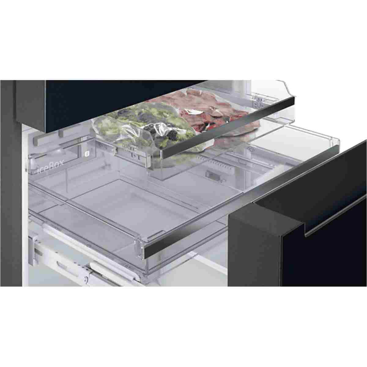 Siemens KF96RSBEA 458L 4 Kapılı Alttan Donduruculu Buzdolabı Siyah - Görsel 12