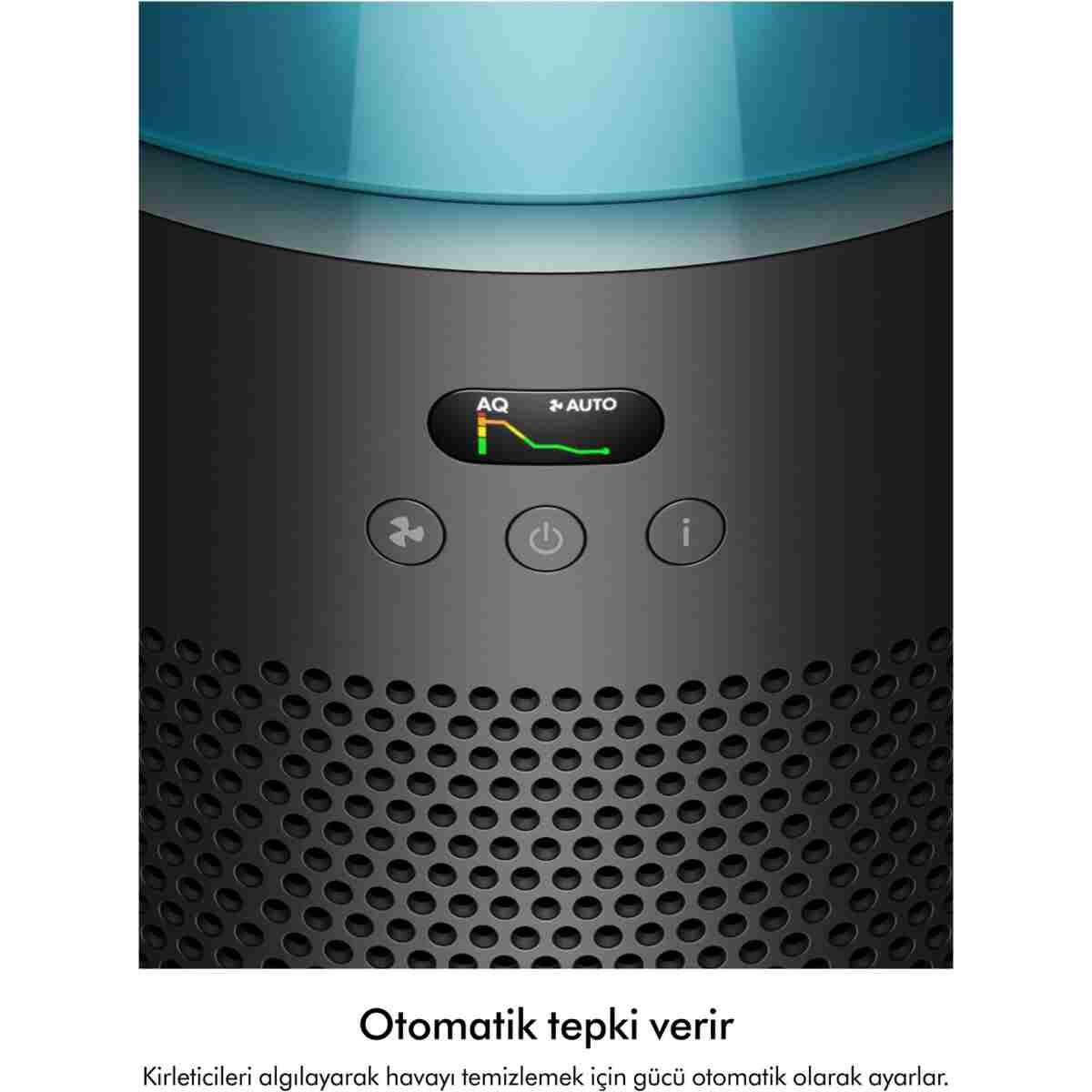 DYSON HushJet™ Kompakt Hava Temizleyici, 100 m2’ye Kadar Etkili, Fısıltı Kadar Sessiz, Elektrostatik ve Aktif Karbon Filtre (Siyah/Turkuaz) - Görsel 14