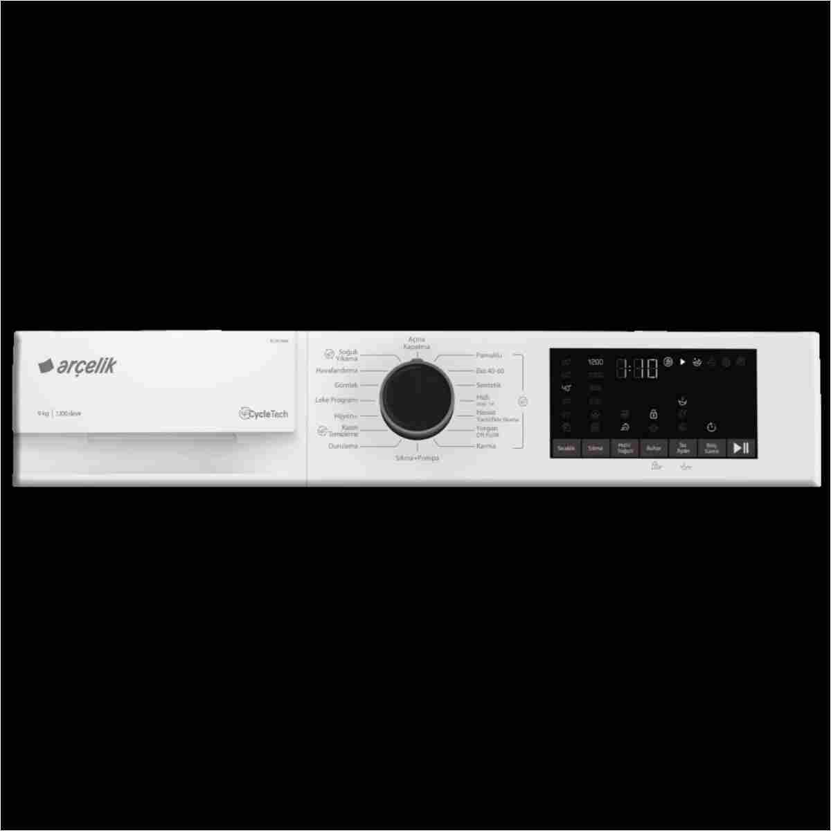 Arçelik 9120 Dmx 1200 Devir 9 Kg Çamaşır Makinesi - Görsel 3