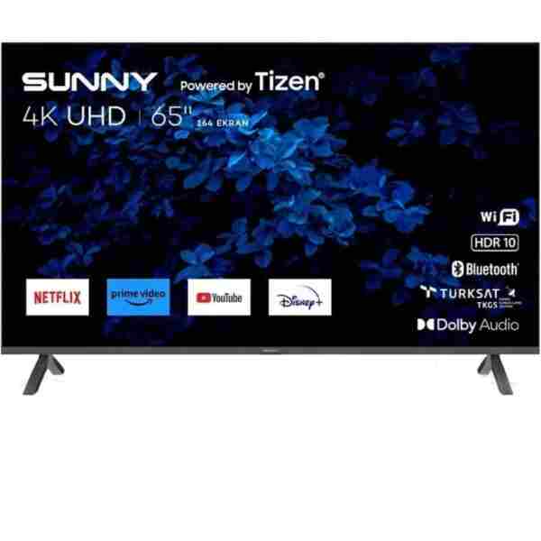 Sunny Sn65fmn503 4k Ultra Hd 65" 165 Ekran Uydu Alıcılı Smart Tizen Led Tv