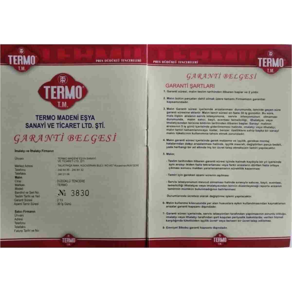 Genel Markalar Alüminyum Düdüklü Tencere 5 Lt Litre - Görsel 7
