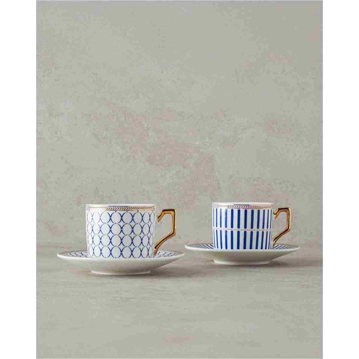 English Home Rabecca Porselen 2'li Kahve Fincan Takımı 90 ml Siyah - Görsel 5