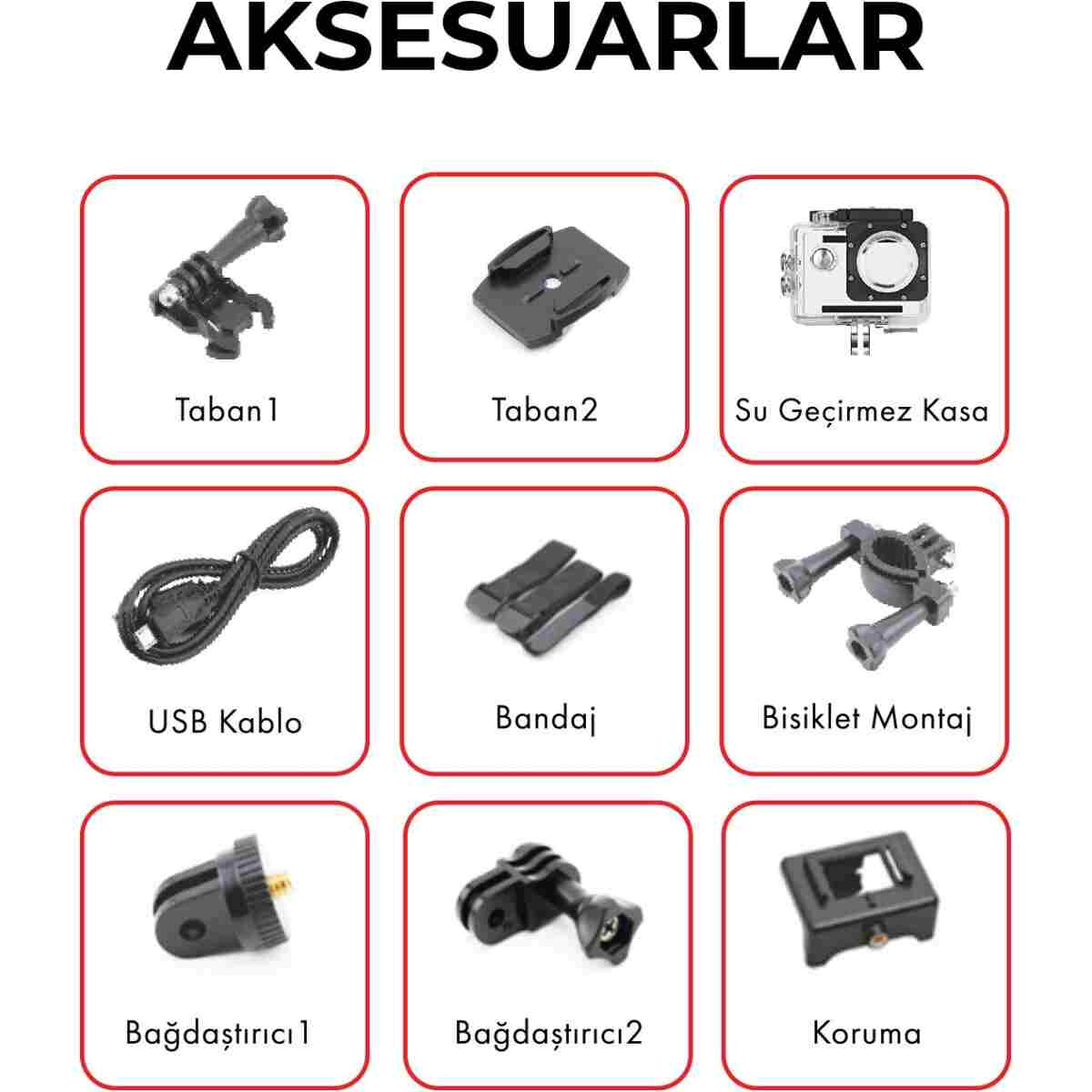 General Home Ac-918 Aksiyon Kamera - Görsel 3