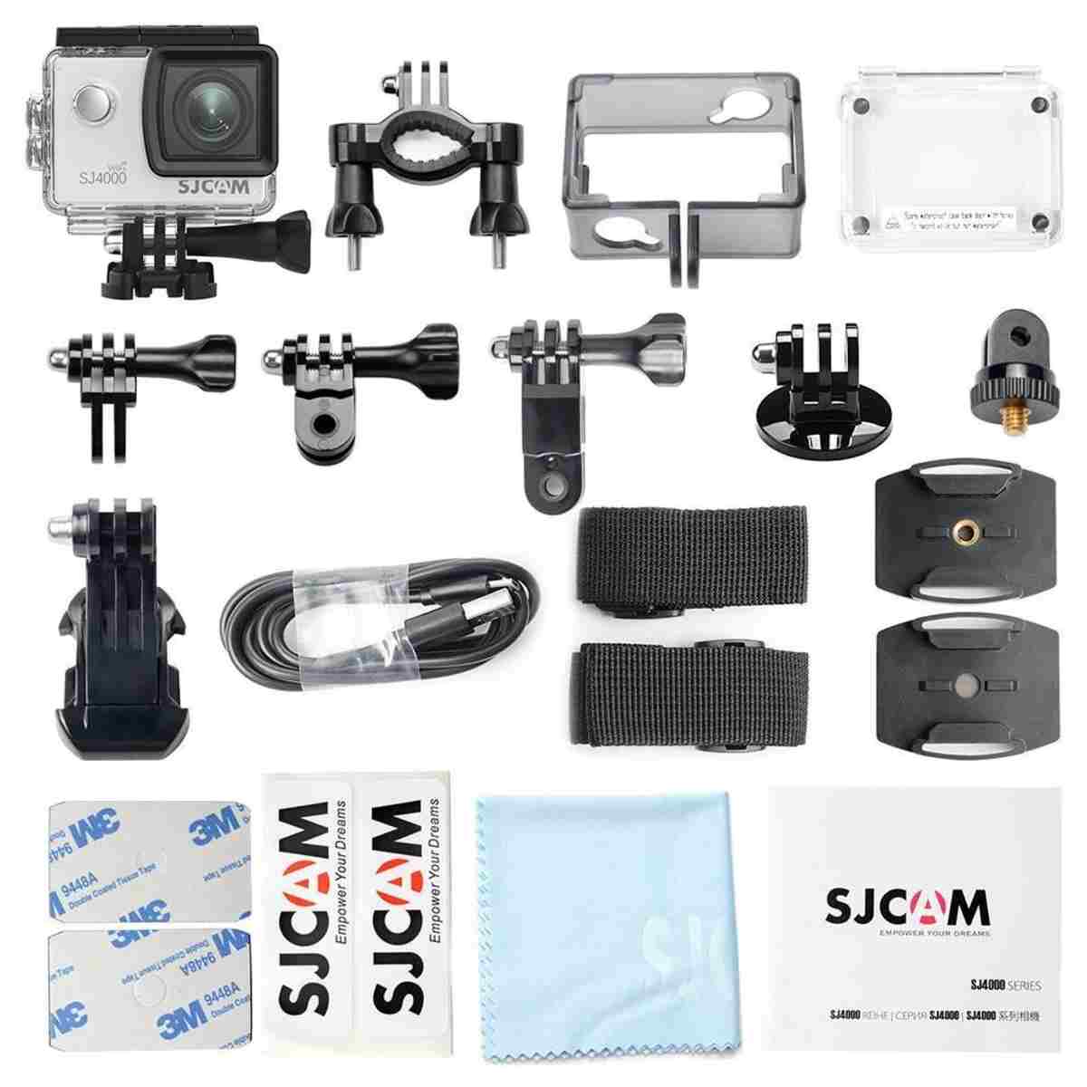 SJCAM Sj4000 Wifi 4k Aksiyon Kamerası Gümüş - Görsel 6