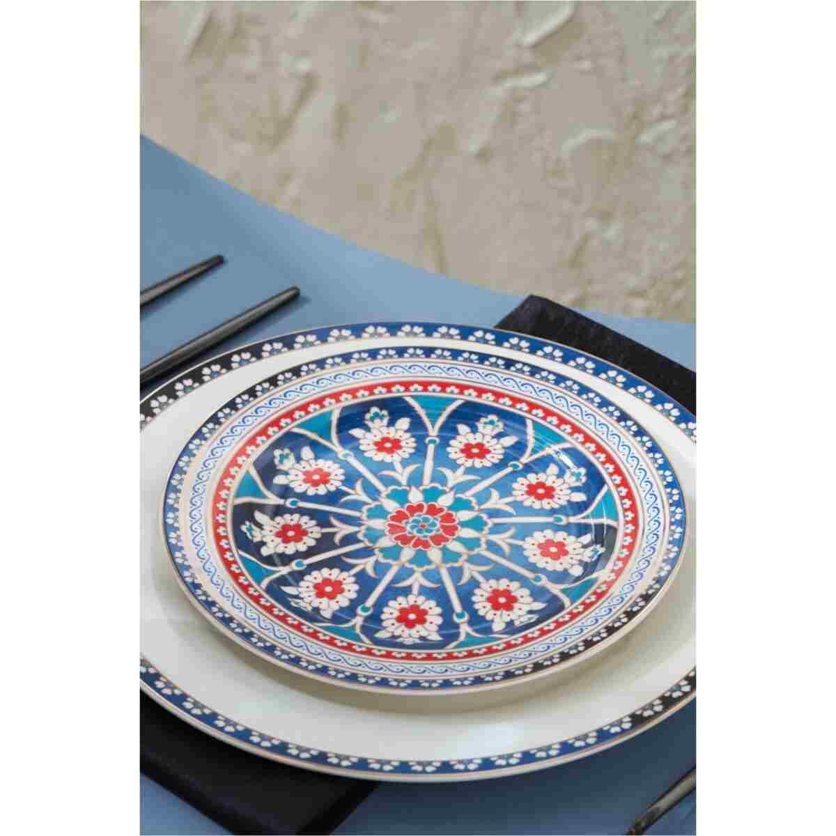 Karaca Elegance Bone Ancient 24 Parça 6 Kişilik Yemek Takımı - Görsel 3