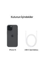 Apple iPhone 15 256 GB Siyah - Görsel 8