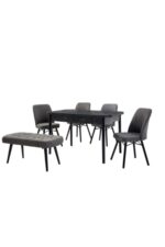 Kaktüs Avm Mutfak Masası Salon Masası Masa Sandalye Takımı Açılır Masa Bench Sandalye - Görsel 2
