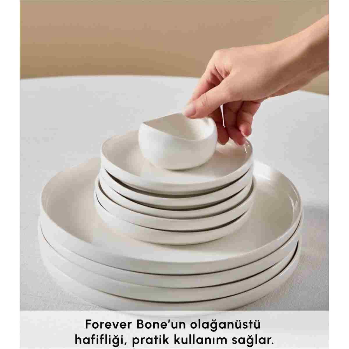 Karaca Forever Bone Olla 28 Parça 6 Kişilik Kahvaltı Takımı - Görsel 14